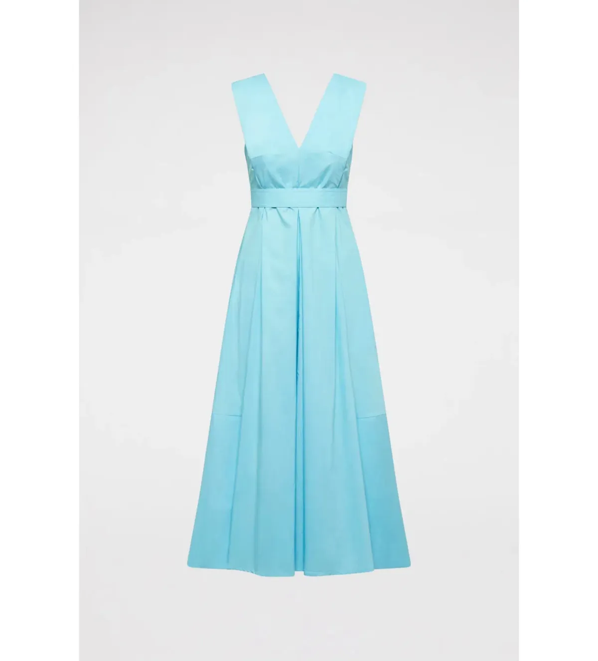 Scanlan Theodore Parachute Panelled Midi Dress in Sky Blue Size S / AU 8 - Image 4