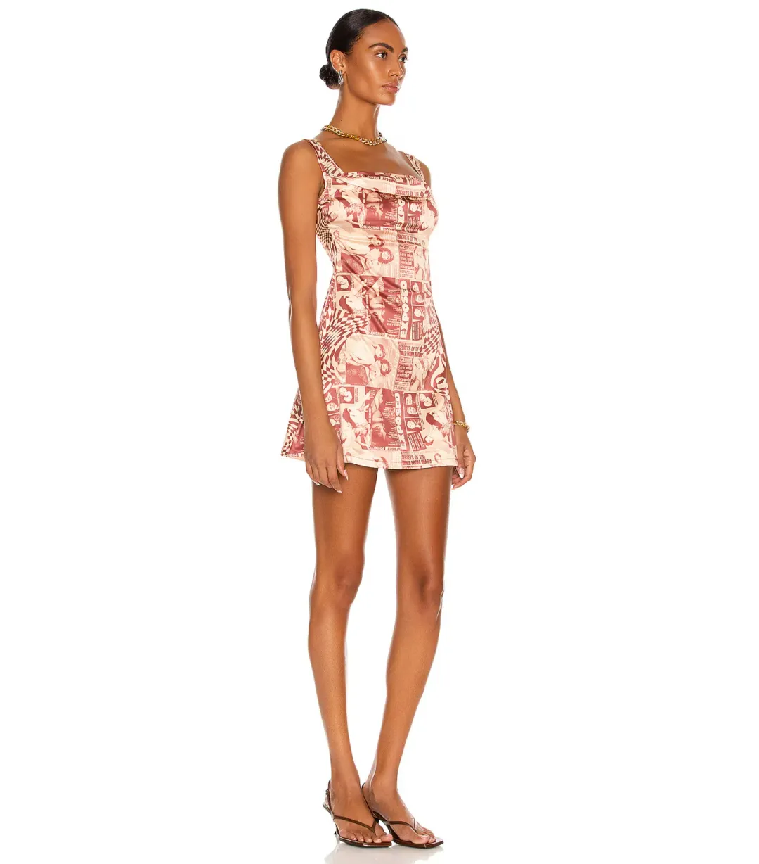 Miaou Ginger Dress In Wanted Red Size 8/S for rent on The Volte - main image