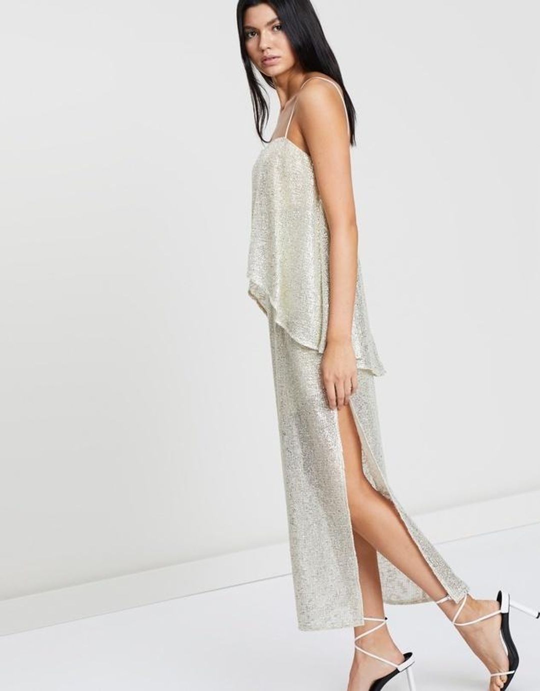 Manning Cartell Flash Bulb Metallic Dress Size 6 for rent on The Volte - main image