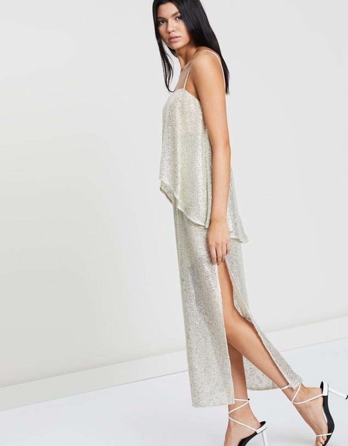 Manning Cartell Flash Bulb Metallic Dress Size 6 - Image 2