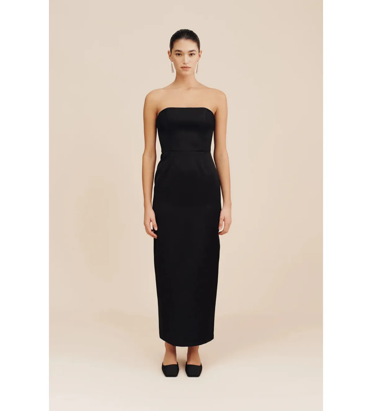 Posse Romeo Dress Maxi Black Size AU 12 - Image 1