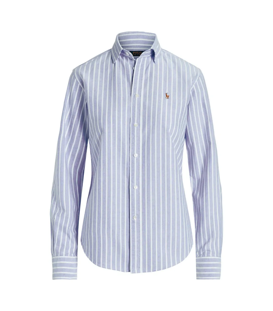 Polo Ralph Lauren Classic Fit Oxford Shirt Blue Size AU 8 for rent on The Volte - main image