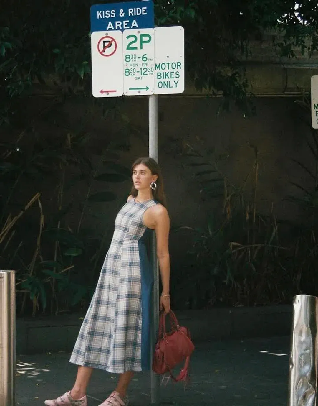 Katharina Lou Annabel Dress In Blue Beige Size 14  for rent on The Volte - main image