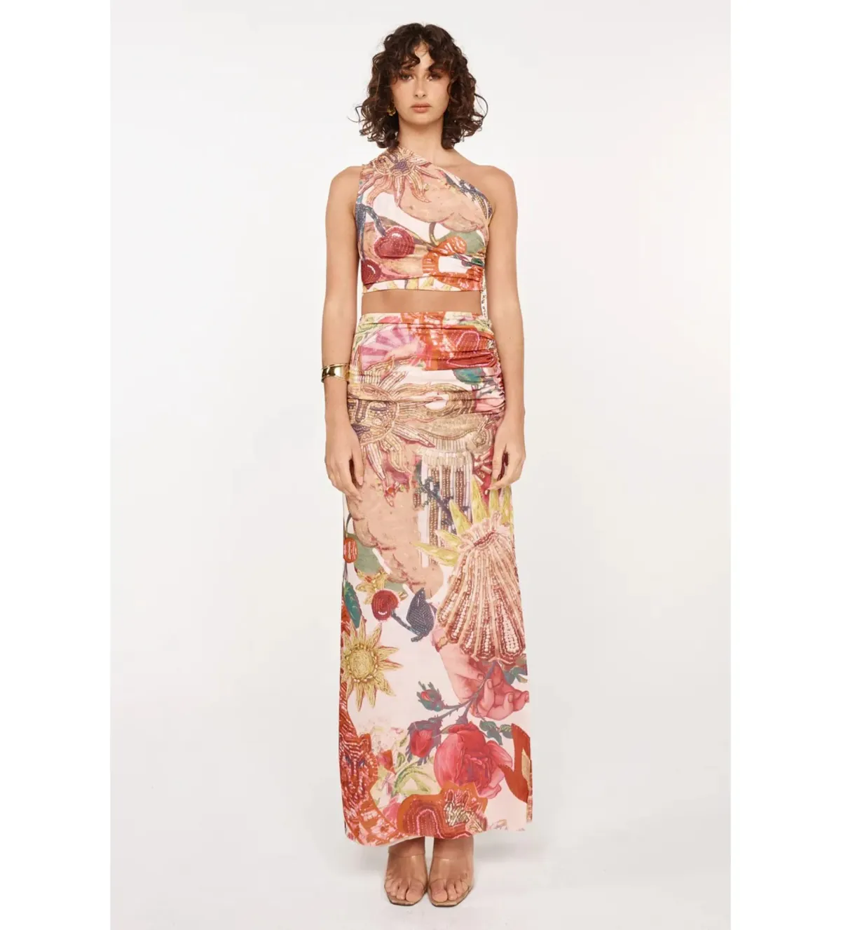 She is OLLÁ Ophelia Maxi Dress Victor Print Size AU 8 - Image 1