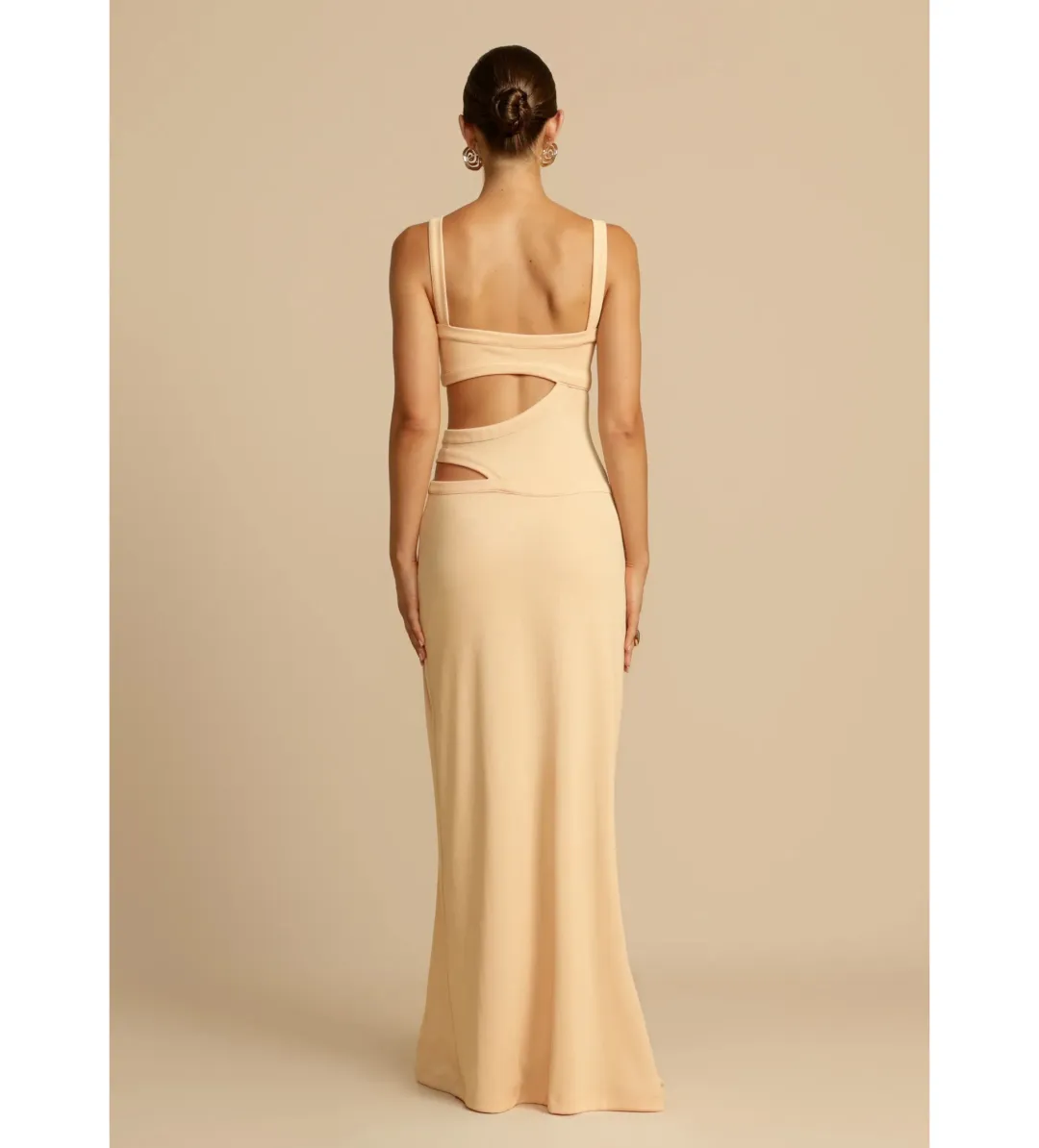 Arcina Ori Jetta Maxi Dress Butter Size AU 10 for rent on The Volte - main image