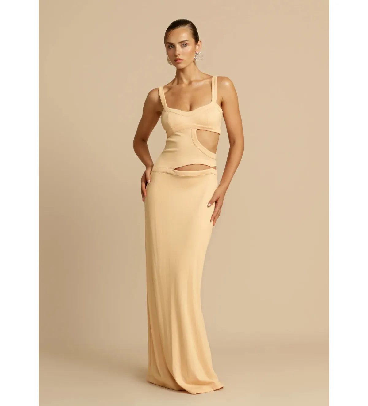 Arcina Ori Jetta Maxi Dress Butter Size AU 10 - Image 1