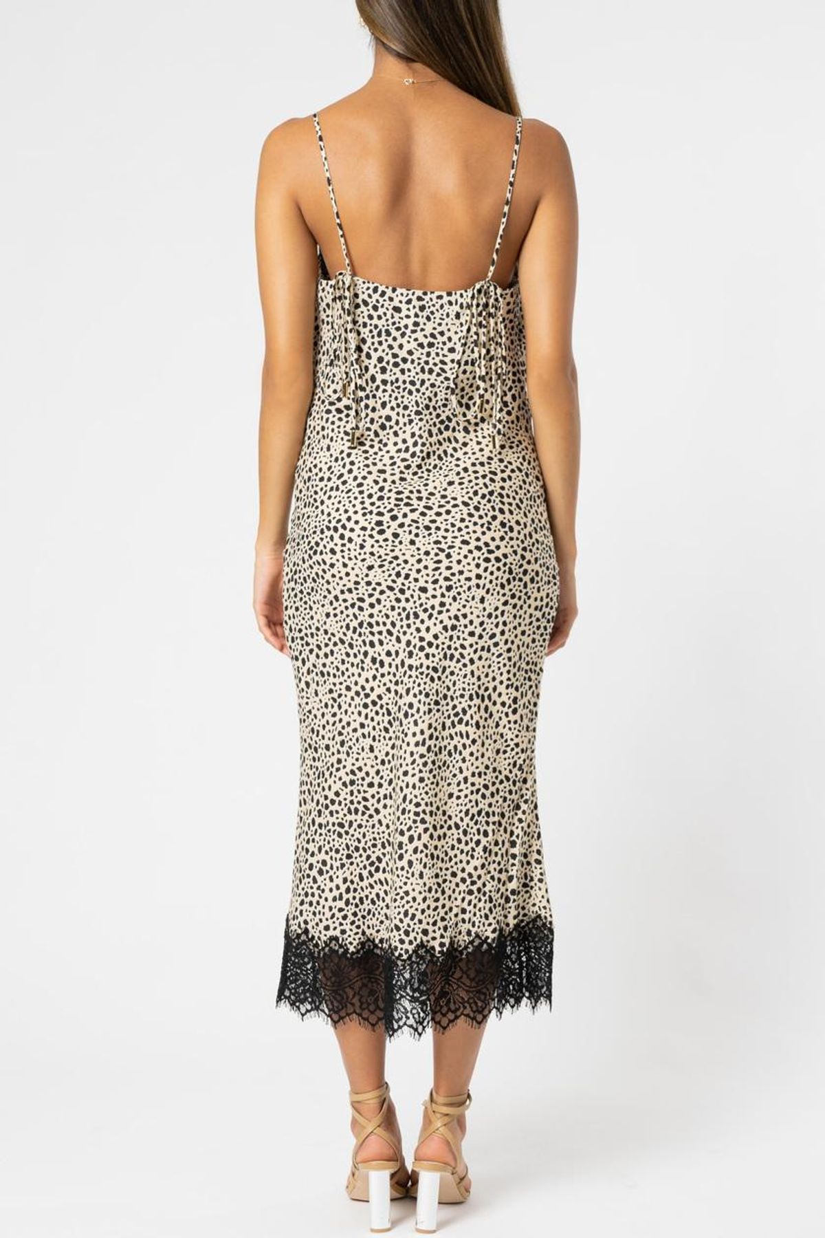 Rebecca Vallance Anya Slip Dress Animal Print Size 6 - Image 3