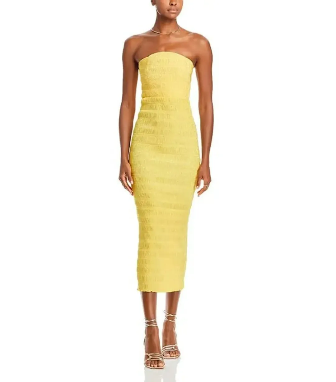 L'Idee Aurore Gown Canary Yellow Size AU 8 for rent on The Volte - main image