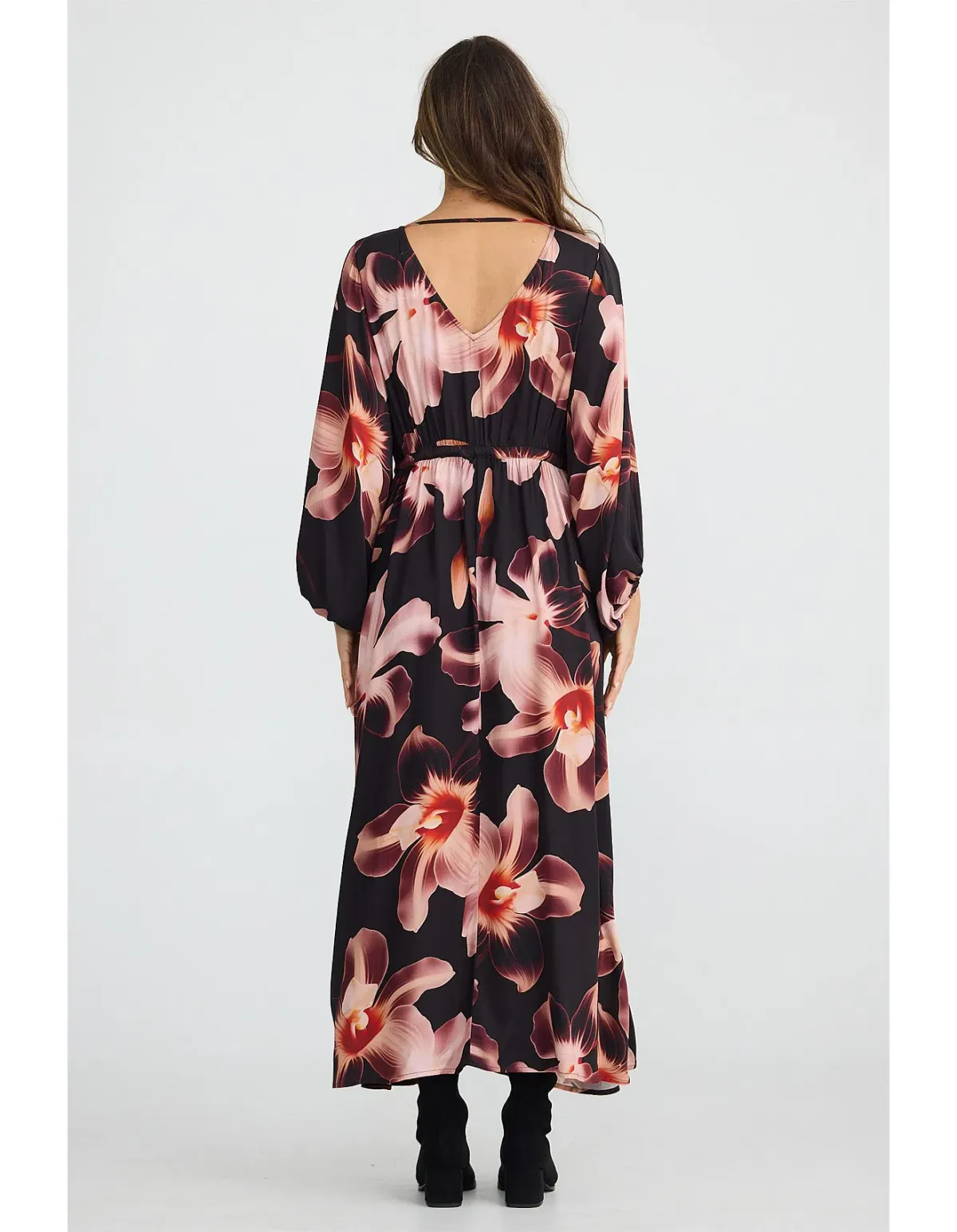 Brave + True Sunshine Midi Dress Night Orchid Size AU 12 - Image 5