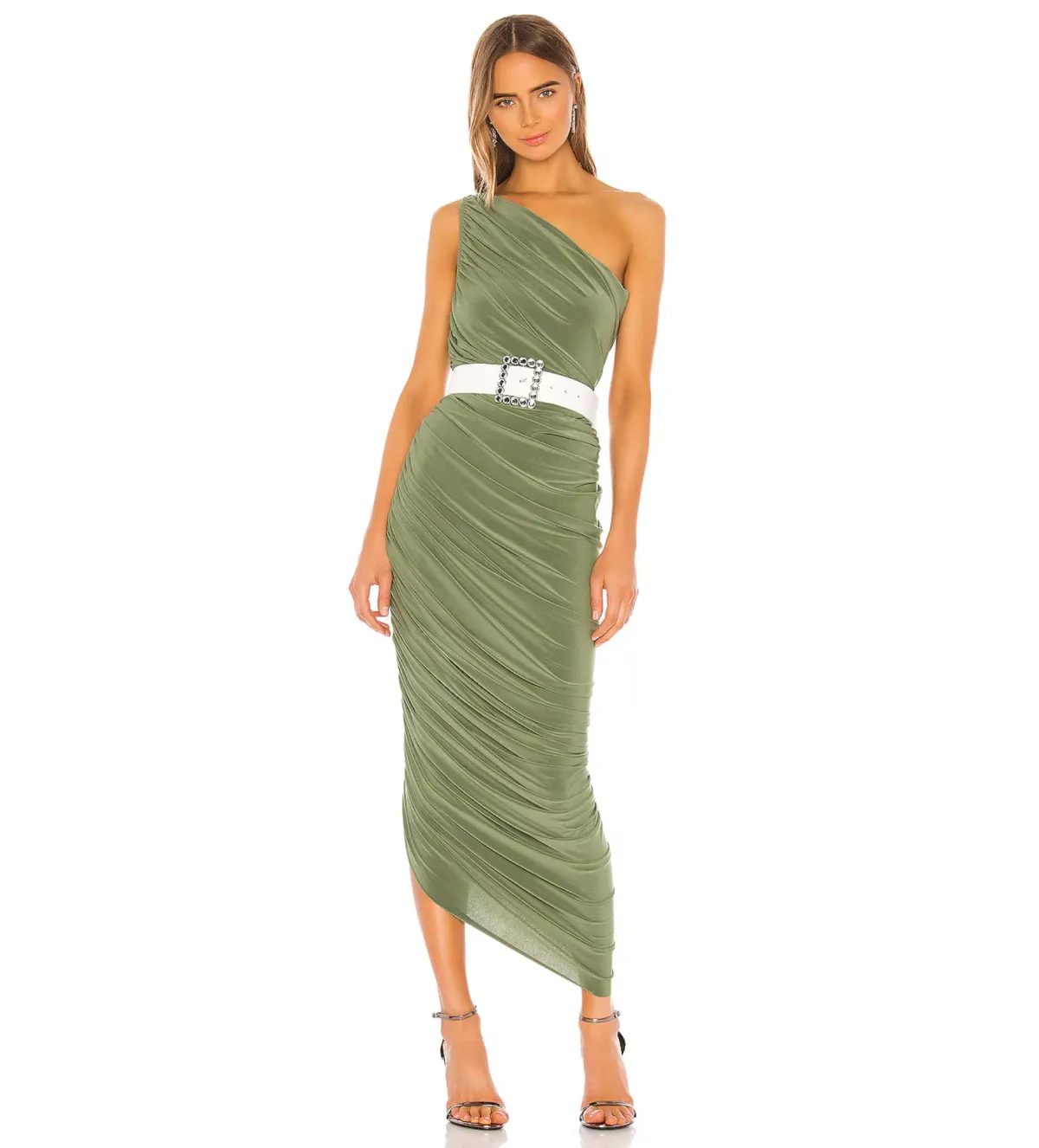 Norma Kamali Diana Gown in Celadon Size M / AU 10 - Image 2