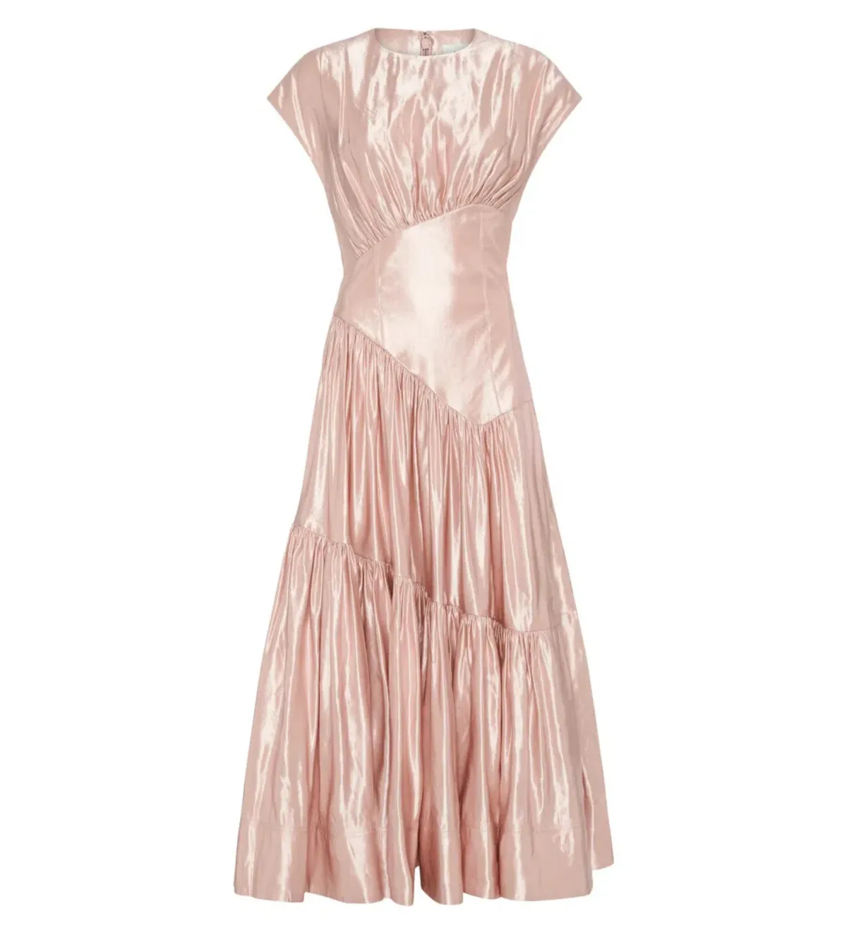 Aje Serendipity Reflection Midi Dress Blush Pink Size 12 - Image 2