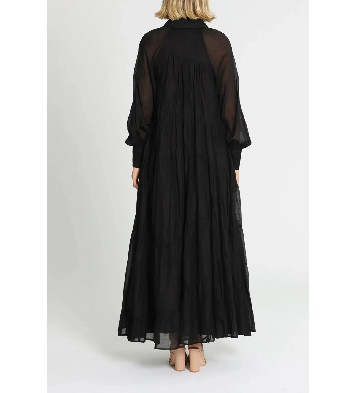 AJE  Musing Smock Maxi Dress  Black Size 8 - Image 2