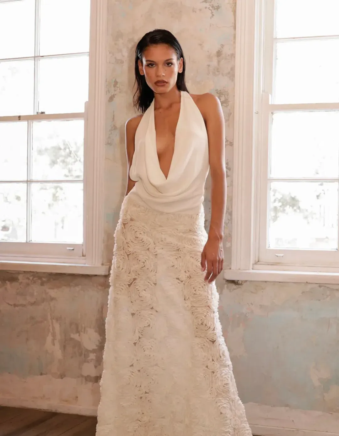 Arcina Ori Adriana Dress Ivory Size S/Au 8 for rent on The Volte - main image