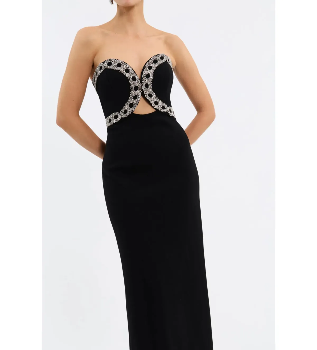 Rebecca Vallance Celinda Gown in Black Size AU 10 - Image 4