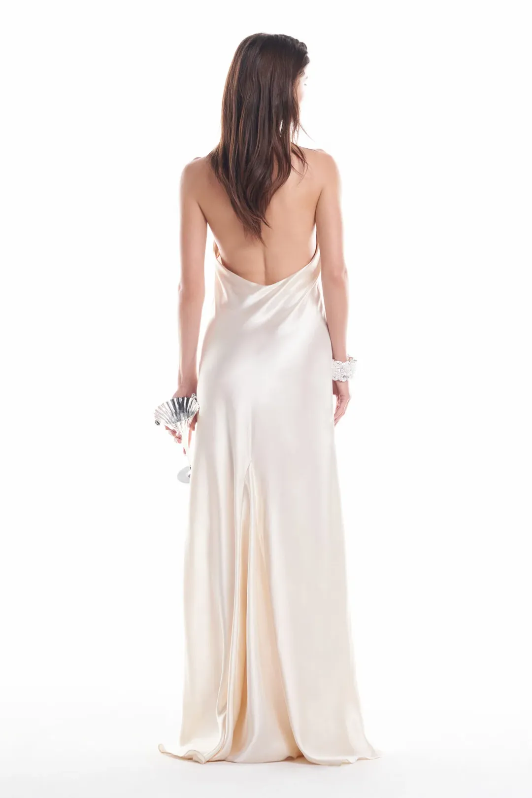 DATT Cravate Gown Cream Size 8 for rent on The Volte - main image