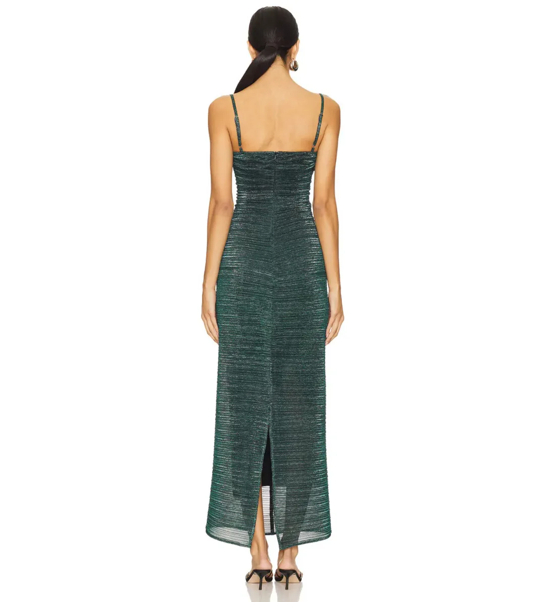 Georgia Hardinge Element Maxi Dress Bottle Green Size AU 10 for rent on The Volte - main image