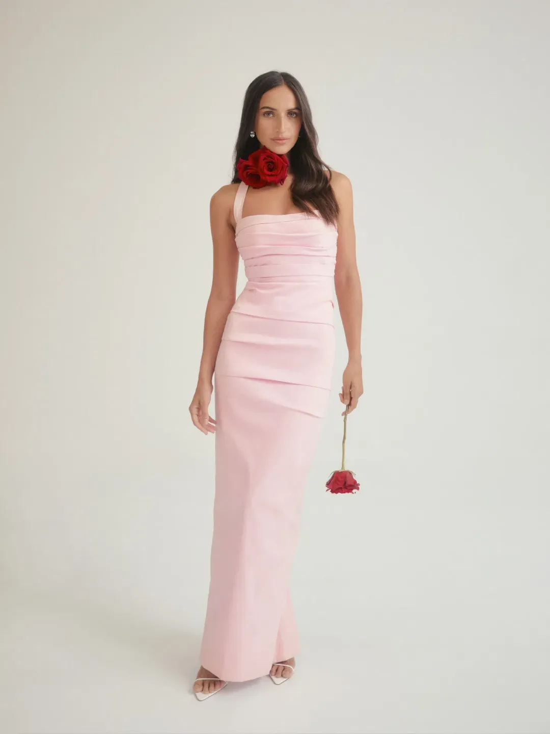 Sheike Carrie Gown Pink Size 8 for rent on The Volte - main image