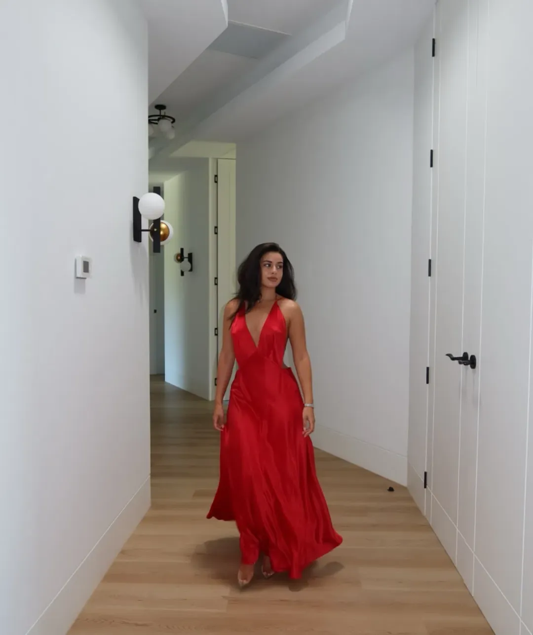 Michael Lo Sordo Tash Maxi Red Size AU 8 for rent on The Volte - main image
