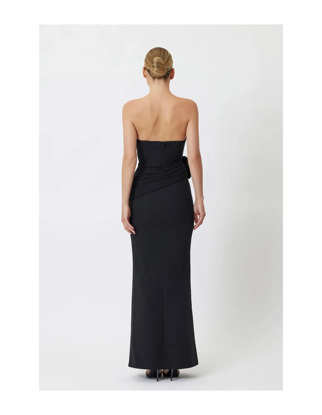 Bianca and Bridgett Illiyana Maxi Dress Black Size 14 for rent on The Volte - main image