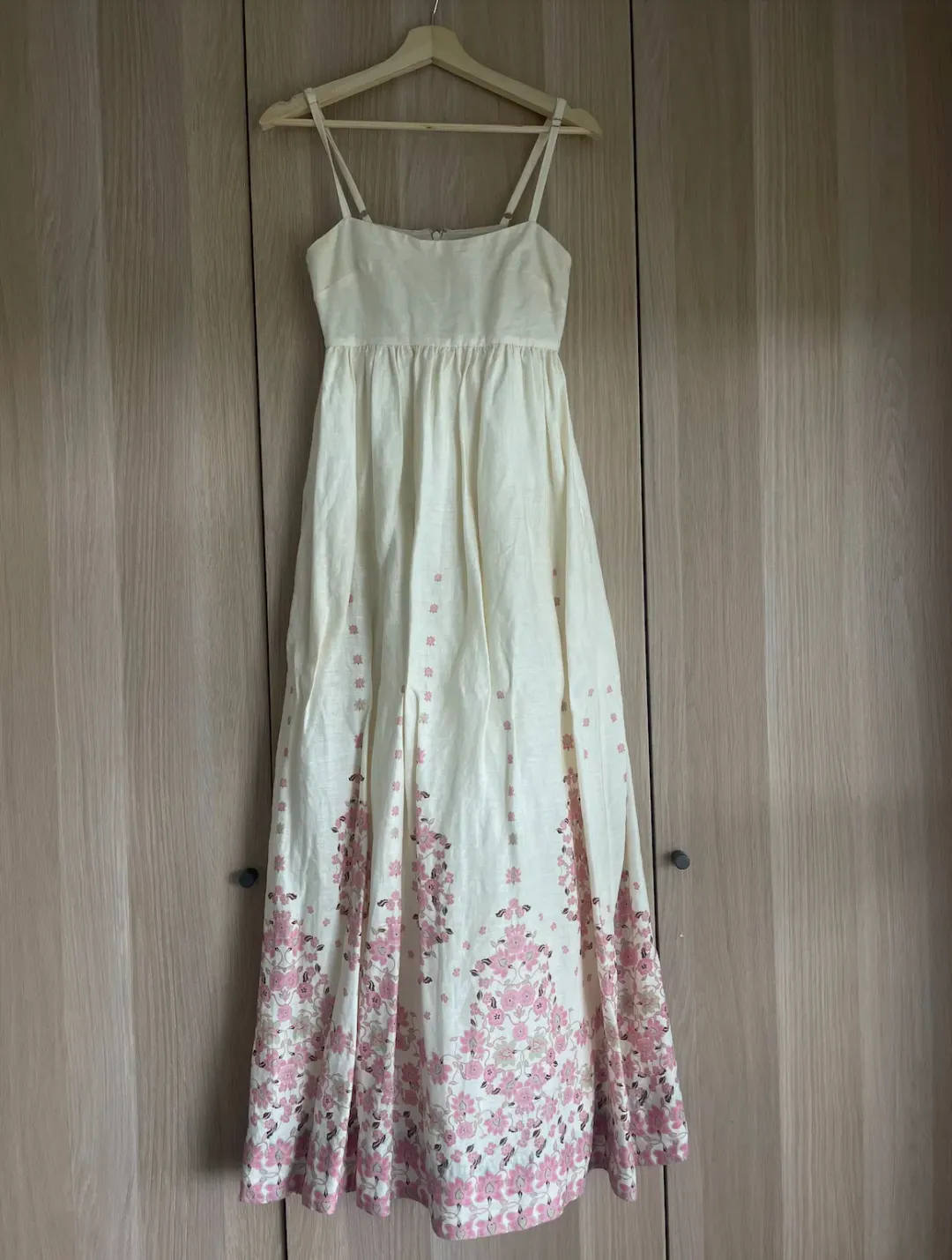 Hansen & Gretel Akacia Maxi Dress Cream Empress In Size 8/S for rent on The Volte - main image