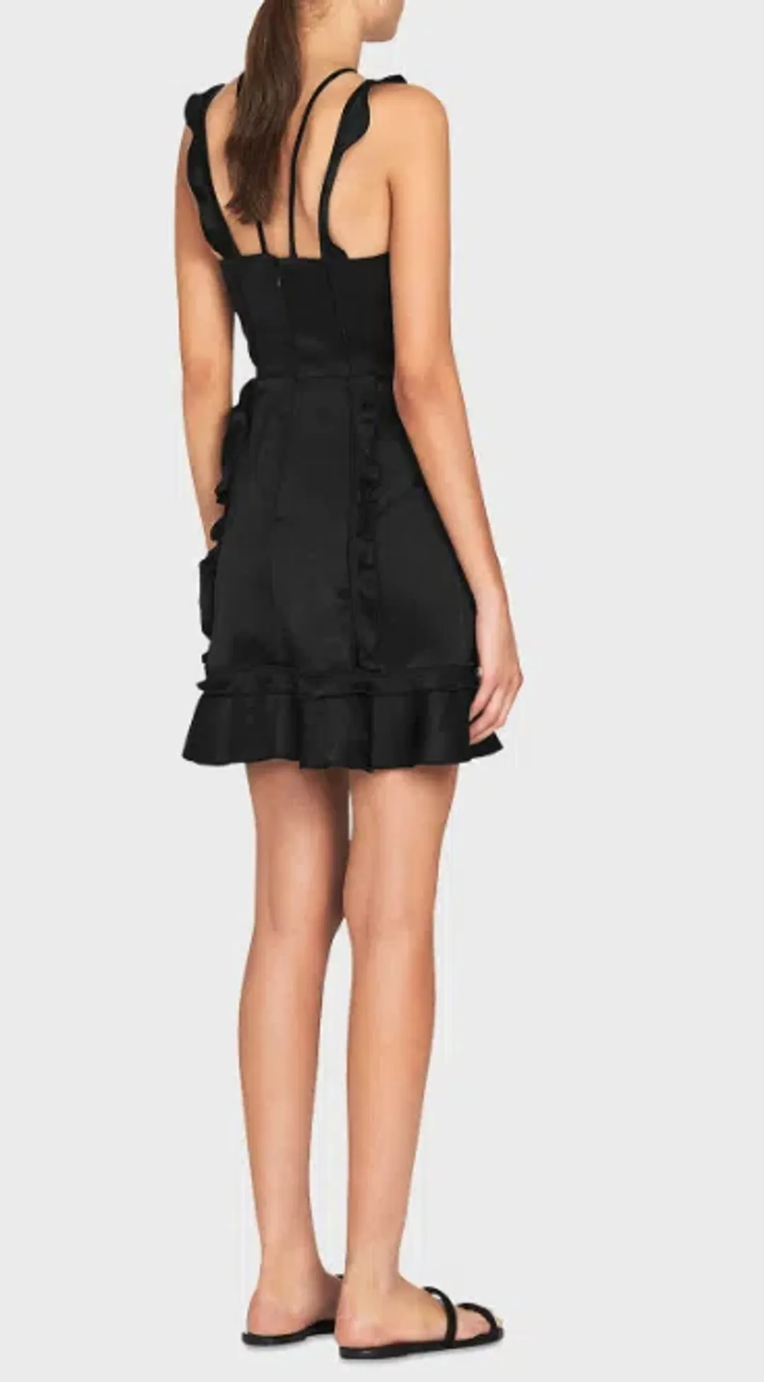 Camilla and Marc Sentry Mini Dress Black Size 8 for rent on The Volte - main image