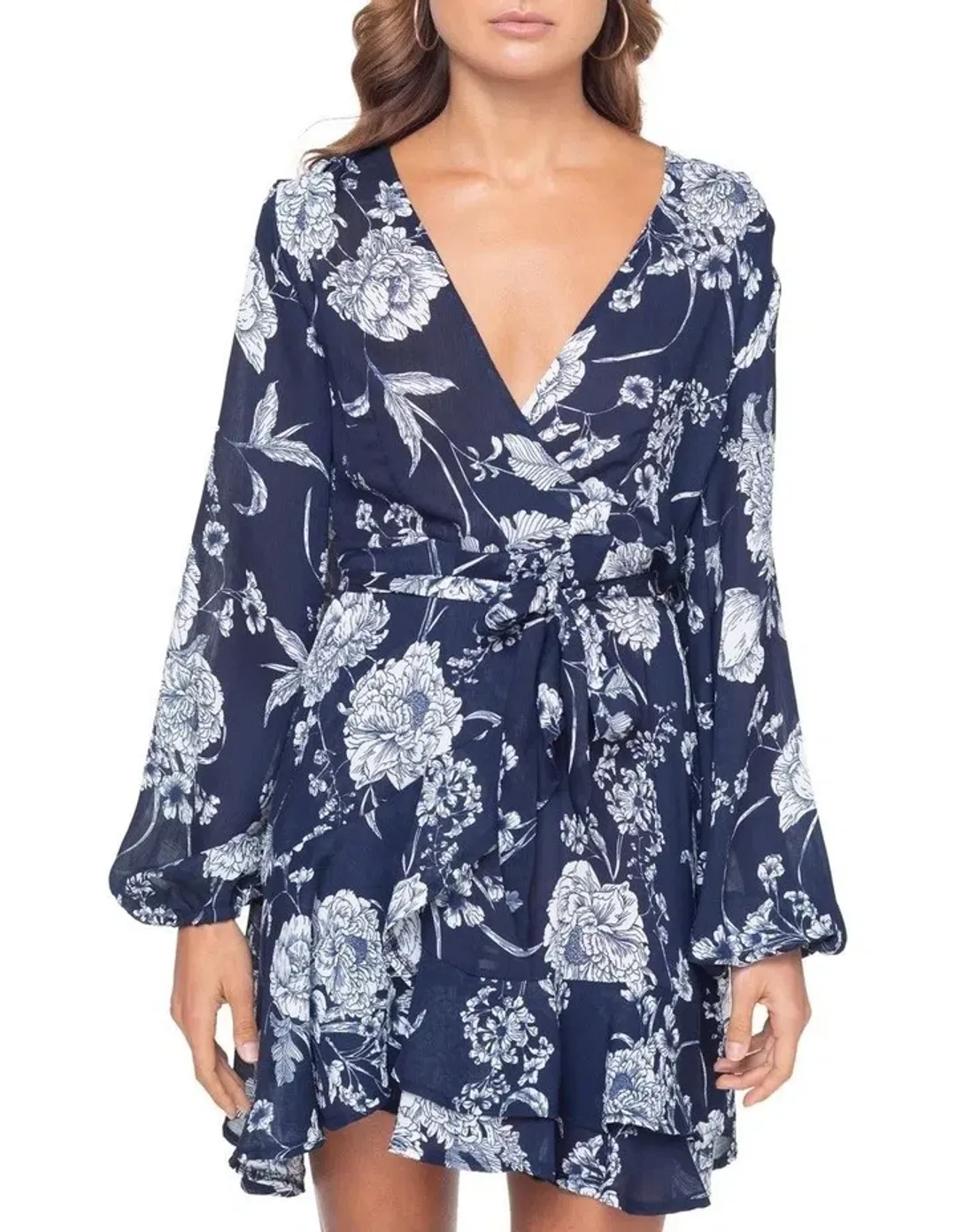 Pilgrim For The Love Mini Dress Floral Size 10 for rent on The Volte - main image