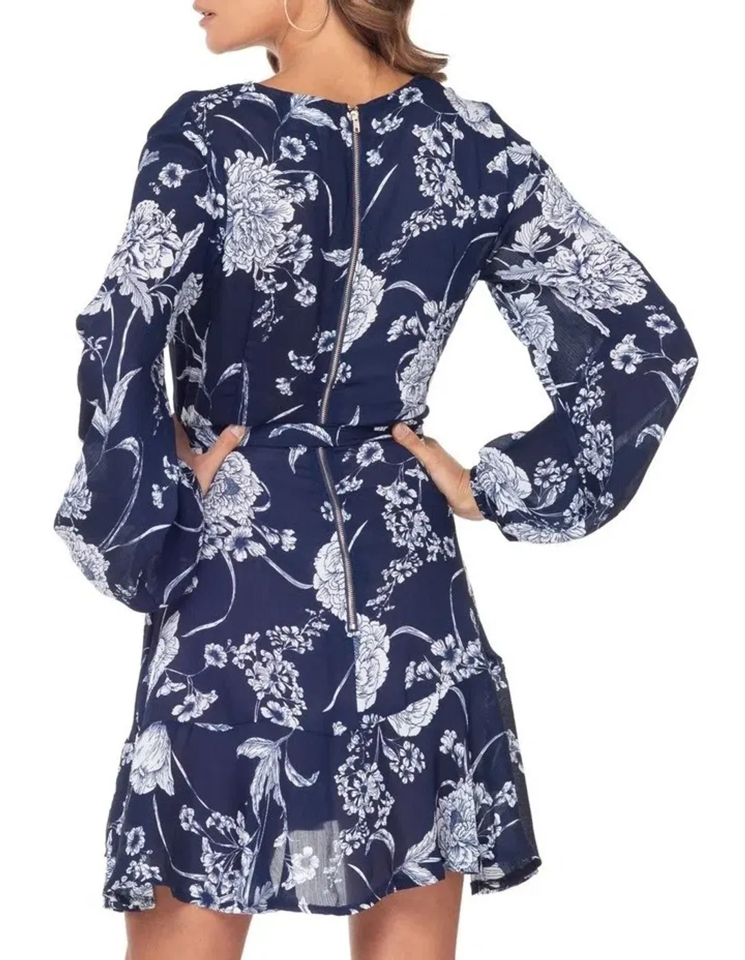 Pilgrim For The Love Mini Dress Floral Size 10 for rent on The Volte - main image