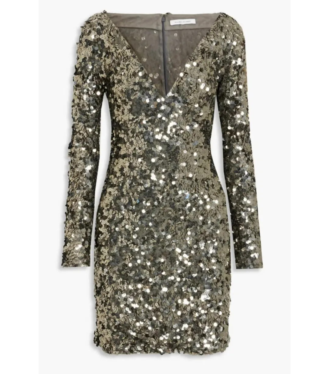 Rachel Gilbert Fleur Mini Dress in Gunmetal Size 4 / AU 14 for rent on The Volte - main image