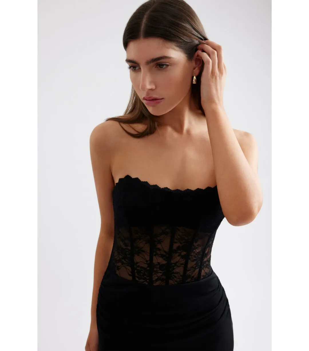 Lexi Alla Dress Black Size AU 8 for rent on The Volte - main image