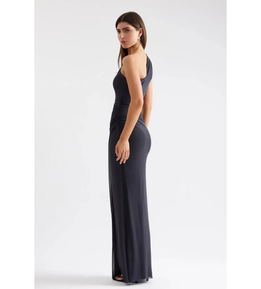 Lexi Viola Maxi Dress Charcoal Size 12 for rent on The Volte - main image