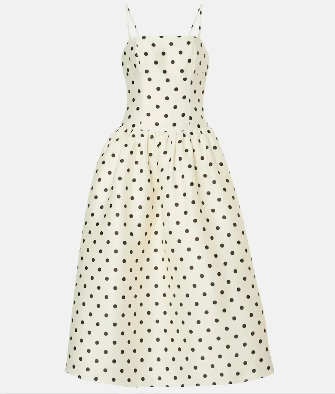 Self Portrait Polka-dot Taffetta Corset Dress Size 12 for rent on The Volte - main image