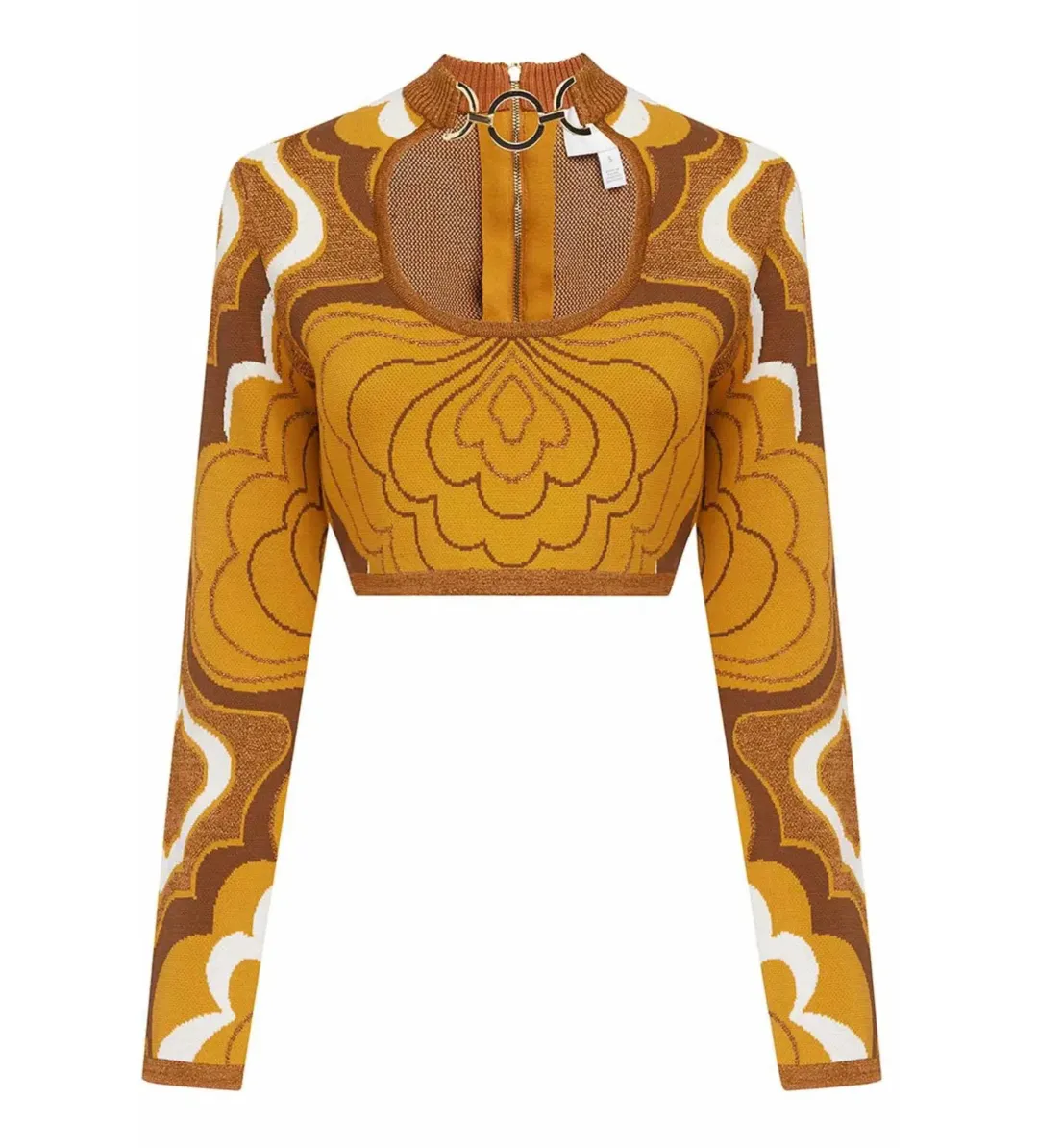 Alice McCall In Music Knit 70s Print Top Multi Size M / AU 10 for rent on The Volte - main image