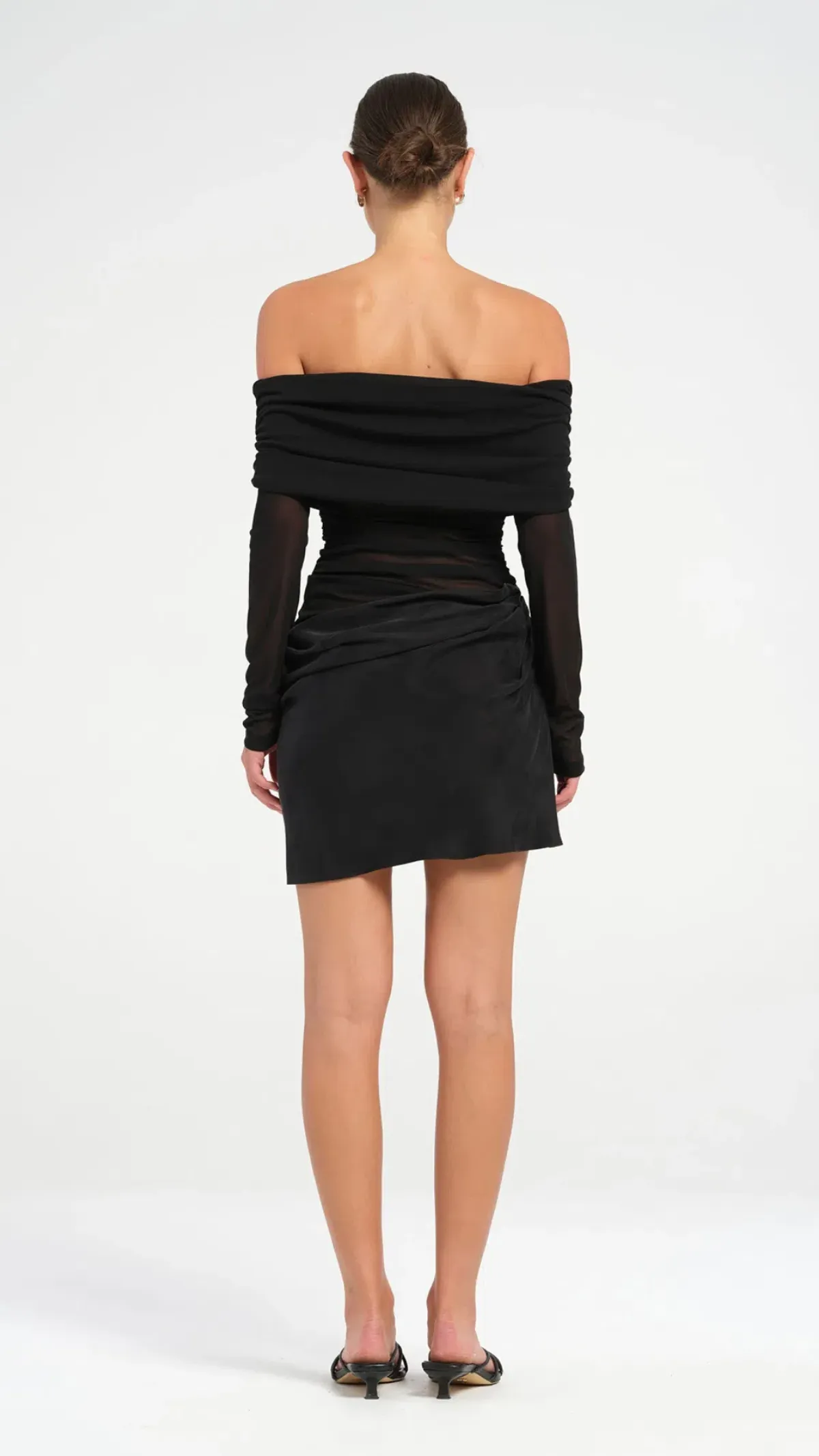 Benni Luca Mini Dress in Black Size 12  - Image 2