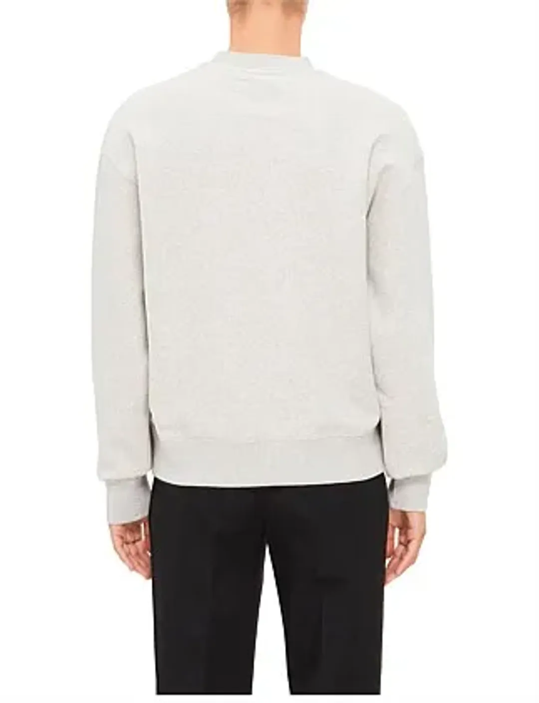 Jil Sander Long Sleeve Crew Neck Logo Sweatshirt Powder Green Size S / AU 8 for rent on The Volte - main image