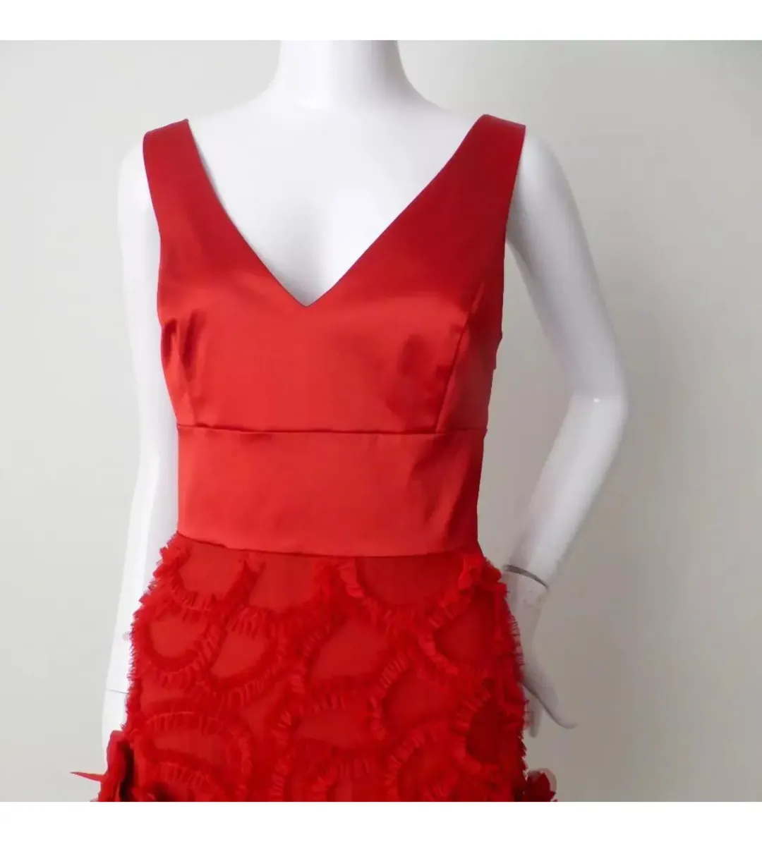 Alannah Hill Kick up a Storm Mini Dress Red Size 8 for rent on The Volte - main image