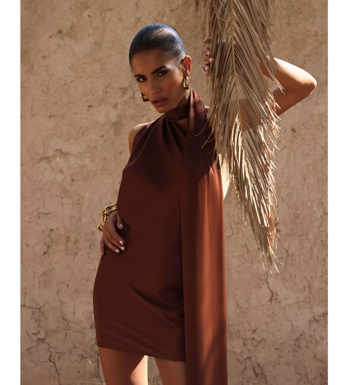 Rat & Boa Serafia Dress in Cocoa Size 6 - Image 2