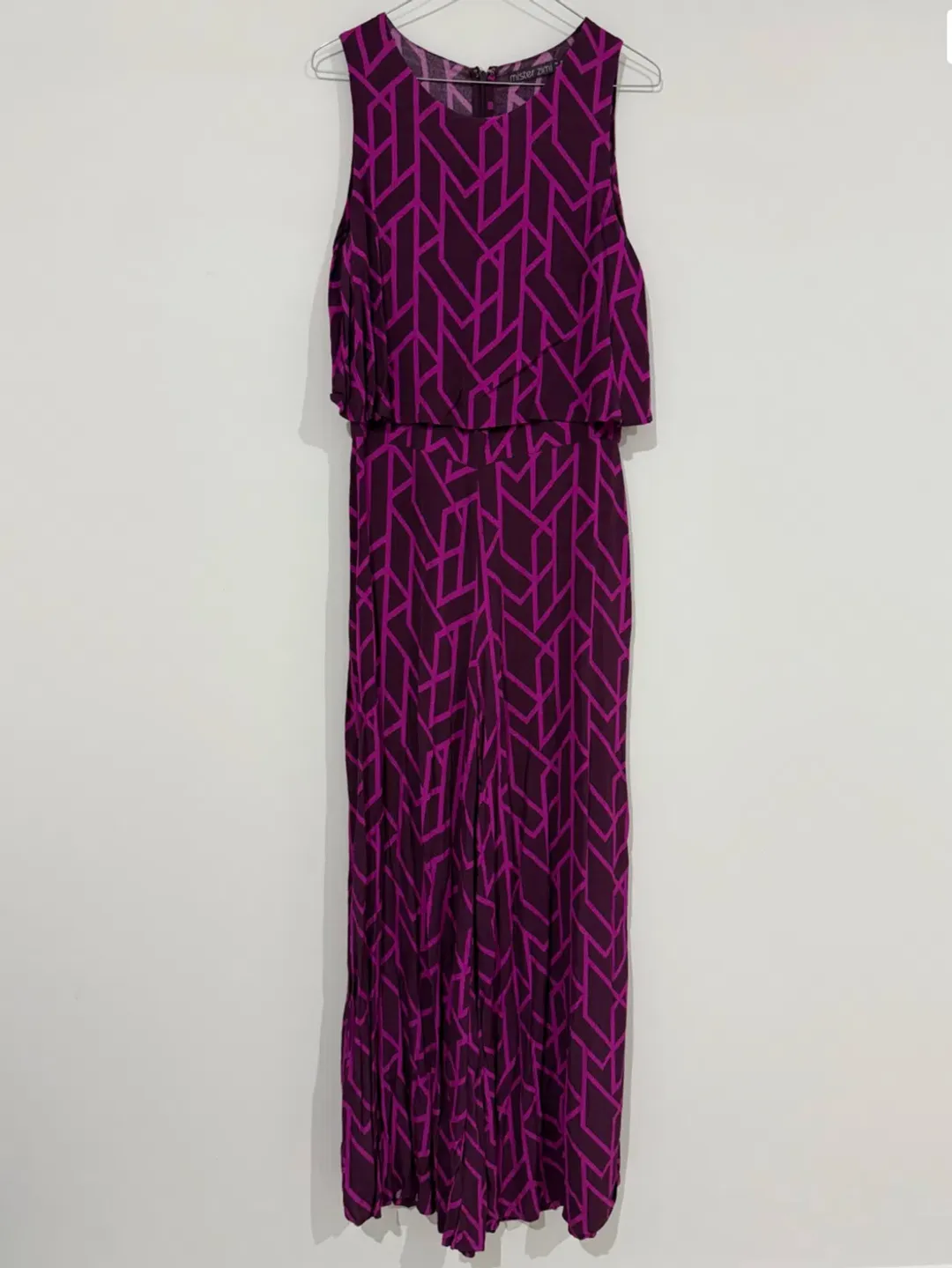 Mister Zimi Charlie Jumpsuit Pink Purple Morado Size 10 for rent on The Volte - main image