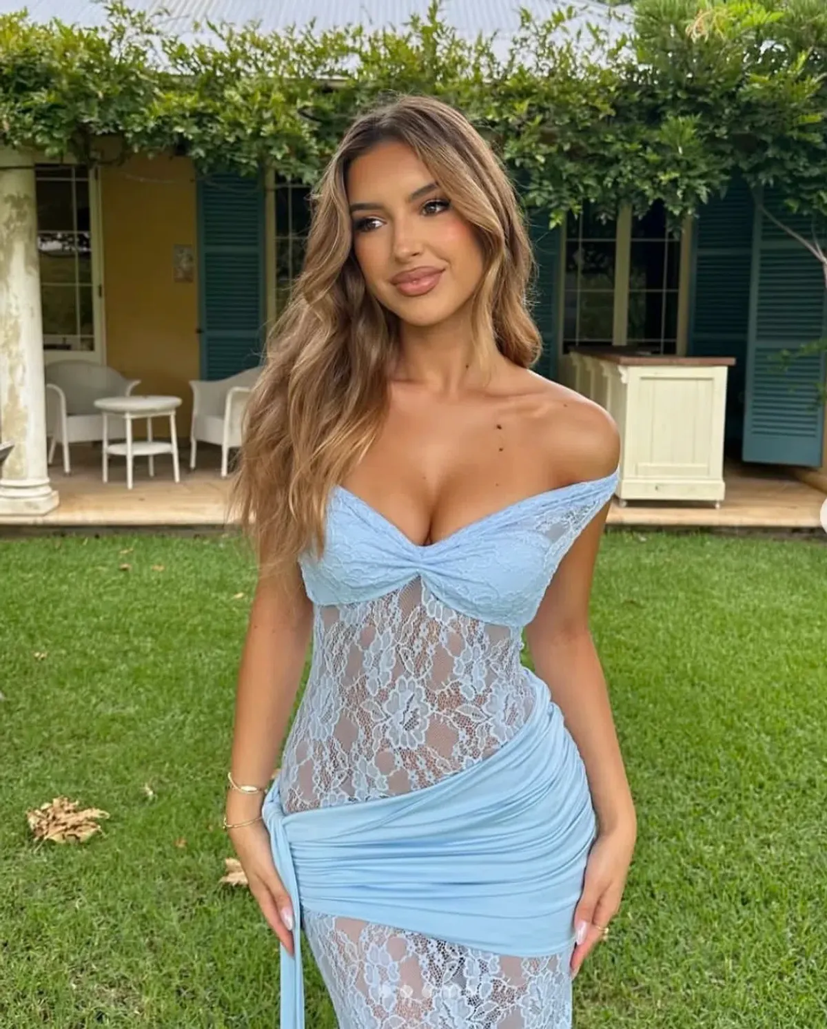 Deconduarte Ivana Maxi Dress in Baby Blue Size Small / AU 8 - Image 2