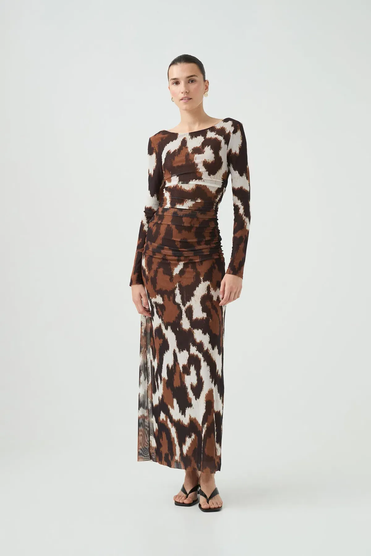 Aje Studio Sym Long Sleeve Wild Abstract Size AU 8 - Image 1