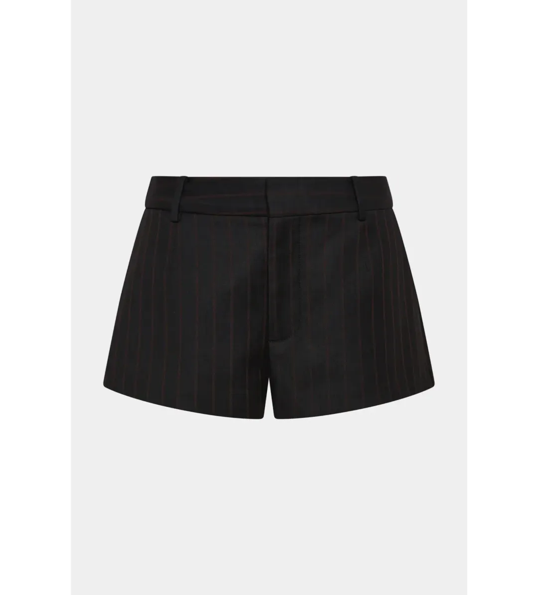 Sir the Label Sorrentino Shirt and Mini Short Set Red Pinstripe Size 1/AU 8  for rent on The Volte - main image