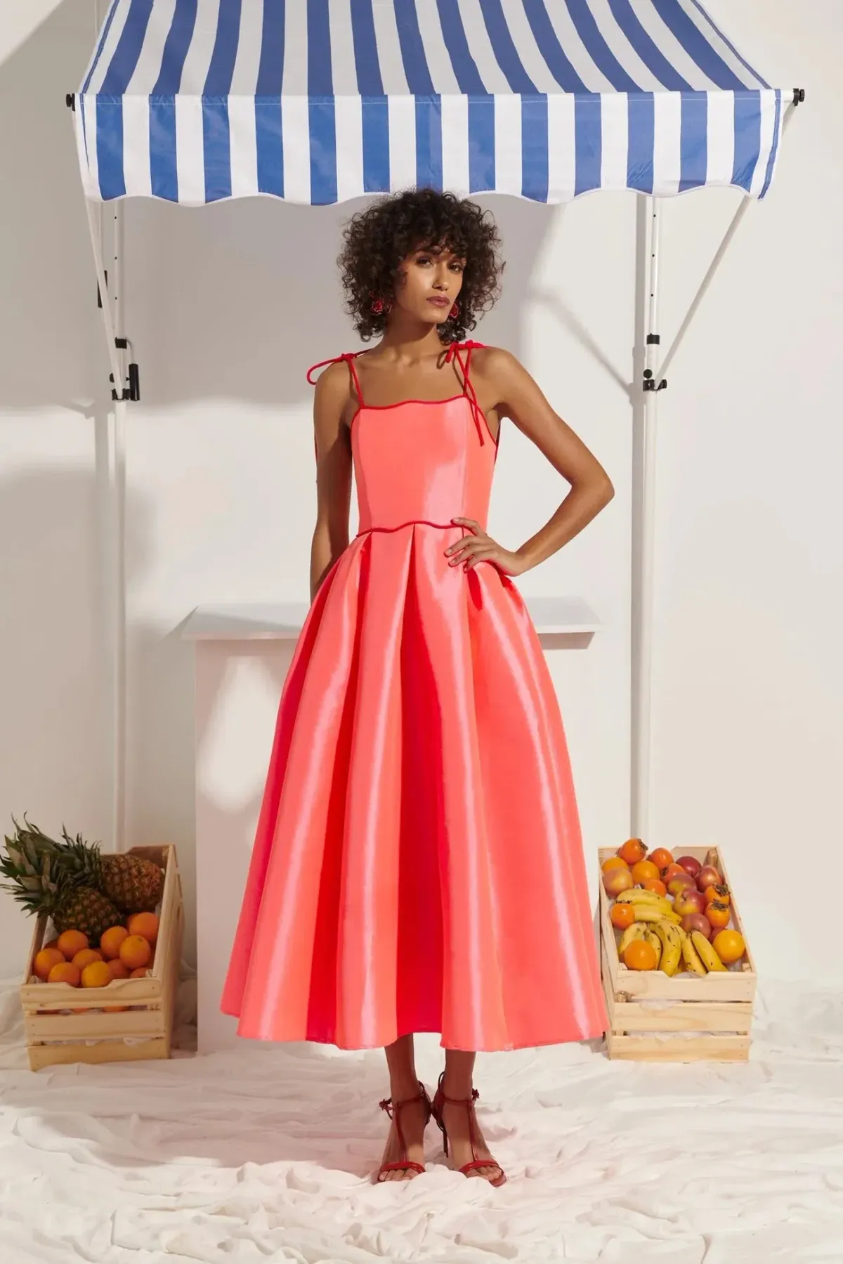 CeliaB Alma Dress Orange Size 10 - Image 1