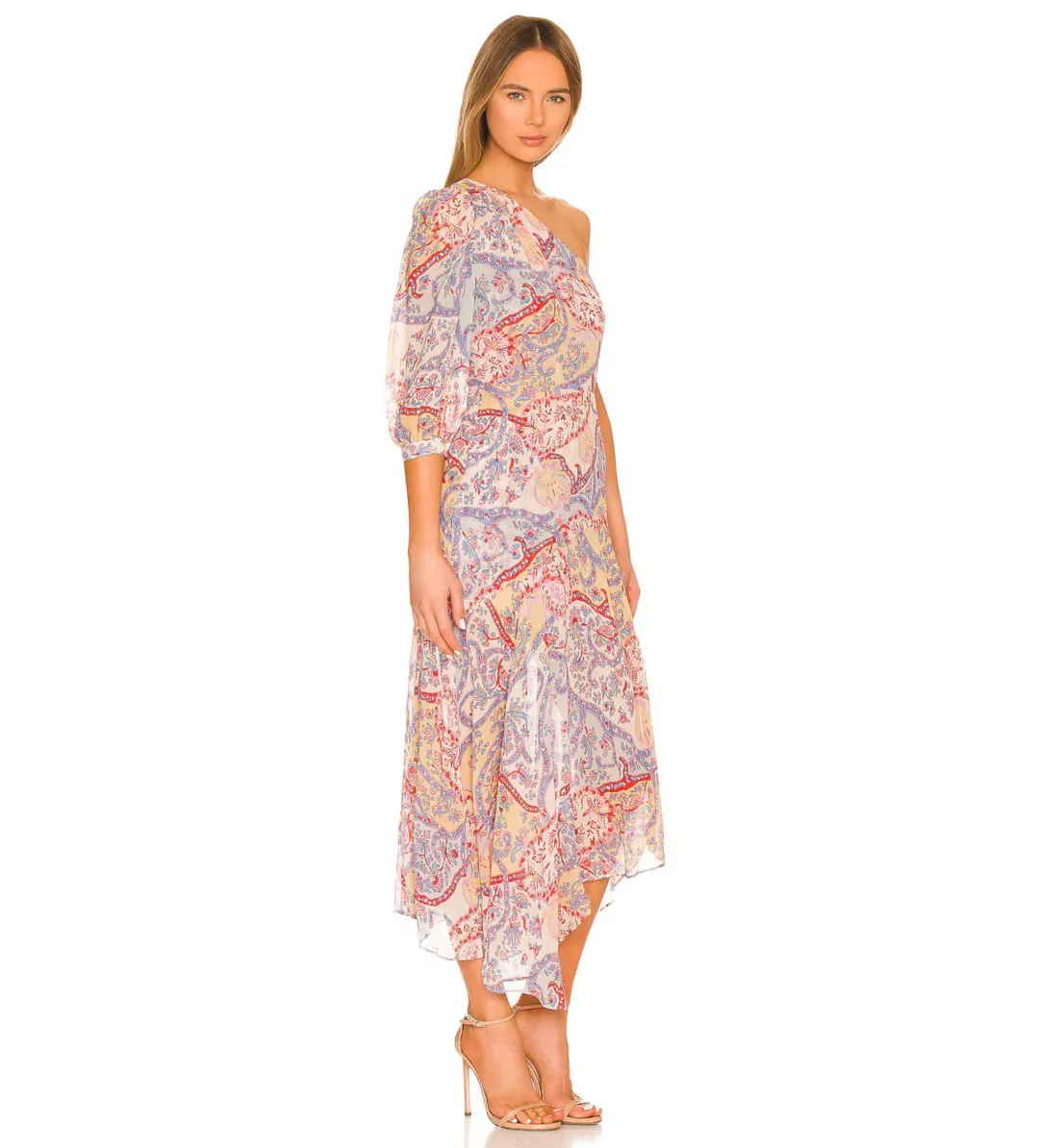 Veronica Beard Kimber Midi Dress Multi Floral Size S / AU 8 for rent on The Volte - main image