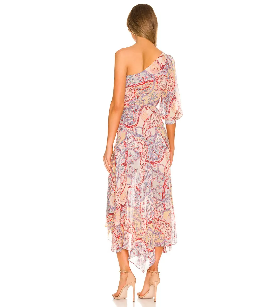 Veronica Beard Kimber Midi Dress Multi Floral Size S / AU 8 for rent on The Volte - main image