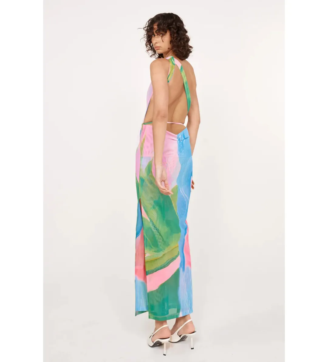 She Is Olla Luella Midi Dress in Gaia Size M / AU 10  for rent on The Volte - main image