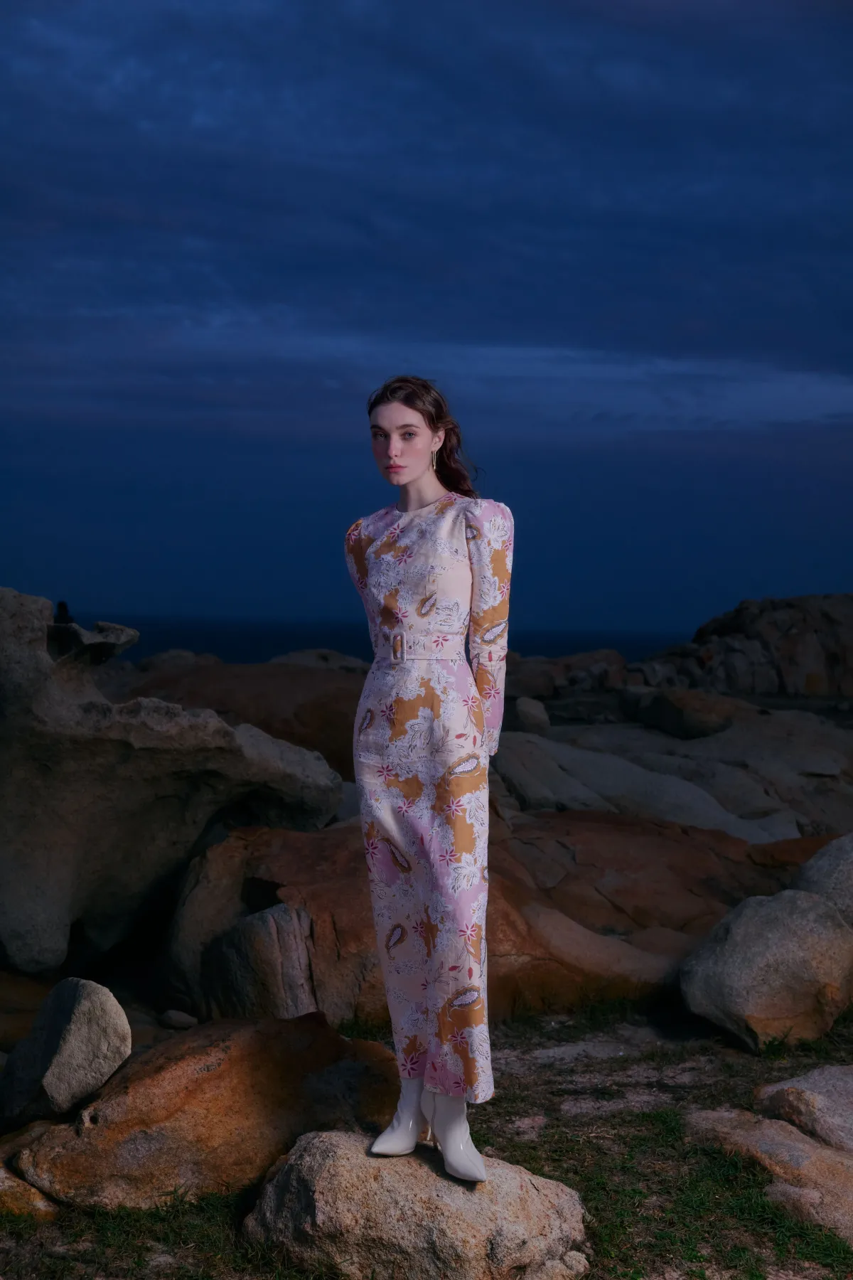 Justin Tong Hazel Maxi Dress Multi Size 14 - Image 6