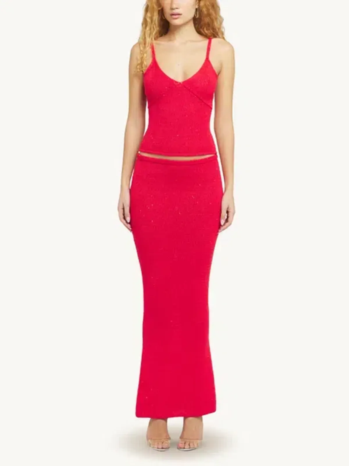 Asta Resort Carolina Set Rossa Maxi Red Size AU 10-12 - Image 1