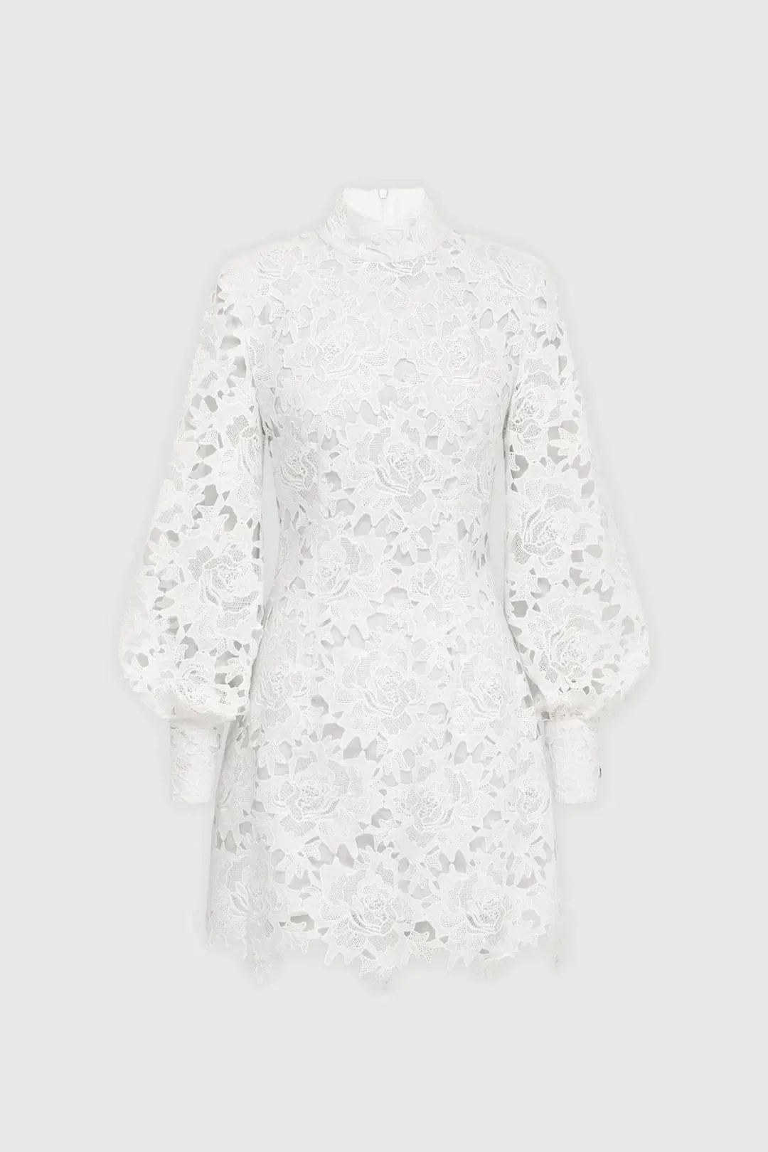 Leo Lin Isla Lace Mini Dress Snow Size 8 for rent on The Volte - main image