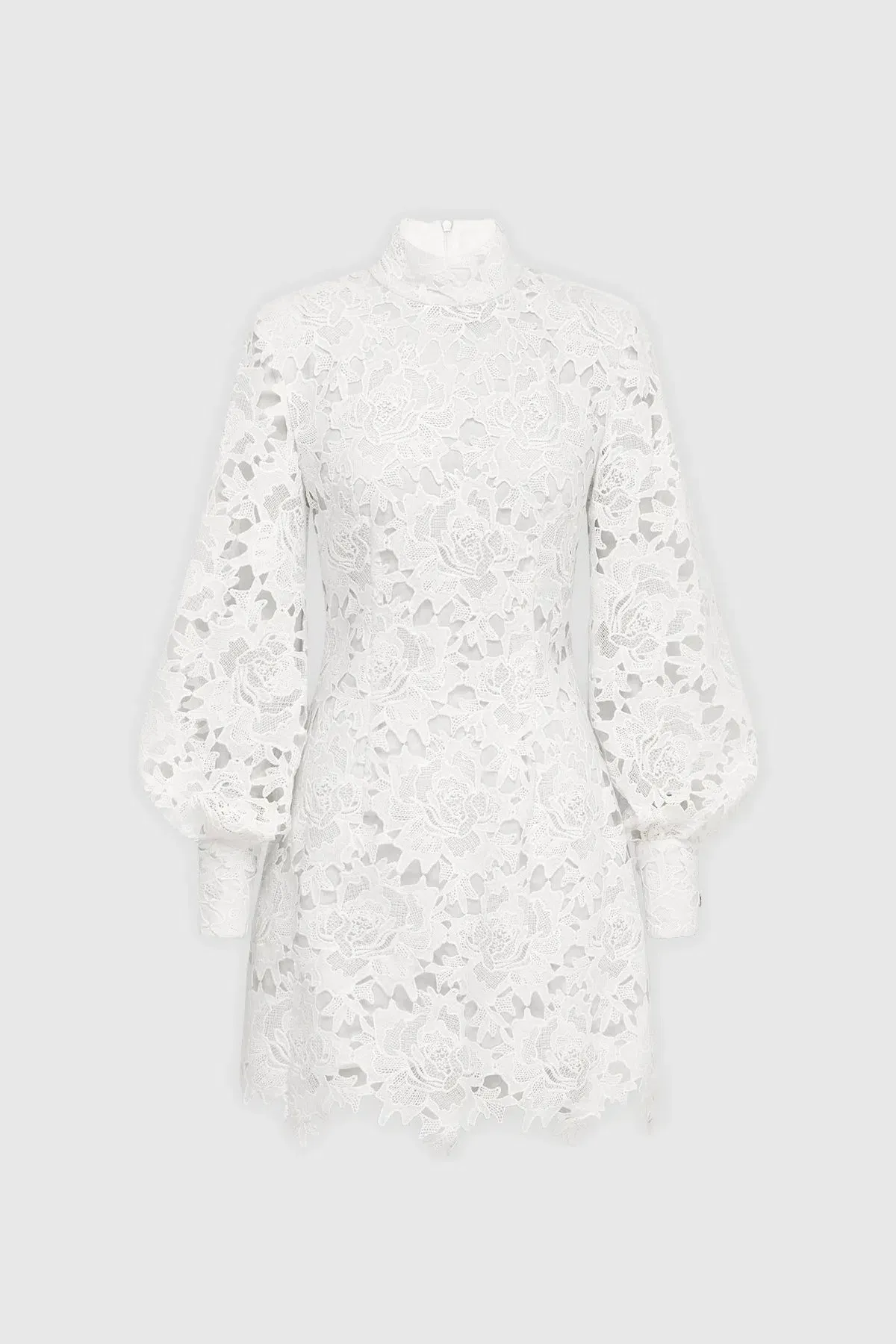Leo Lin Isla Lace Mini Dress Snow Size 8 - Image 1