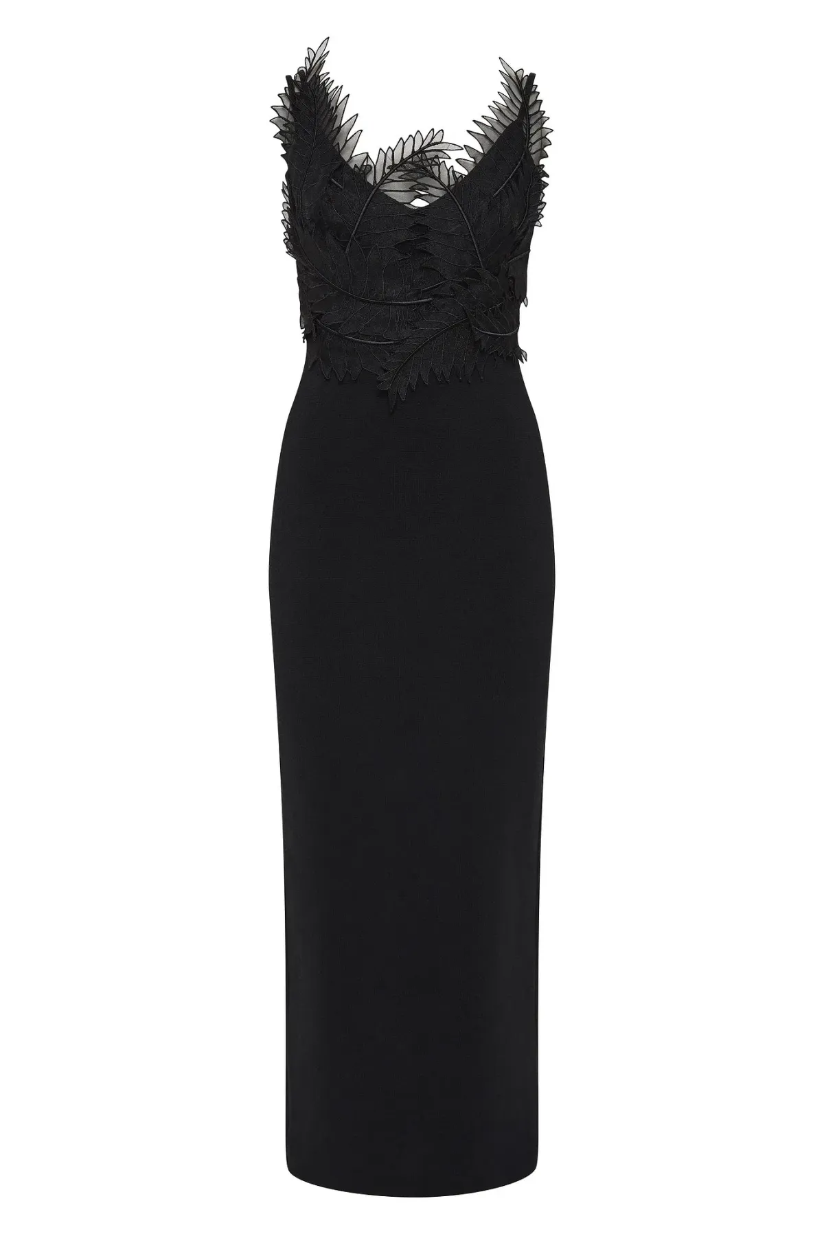 Aje Daisy Knit Maxi Dress Black Size 12 - Image 4