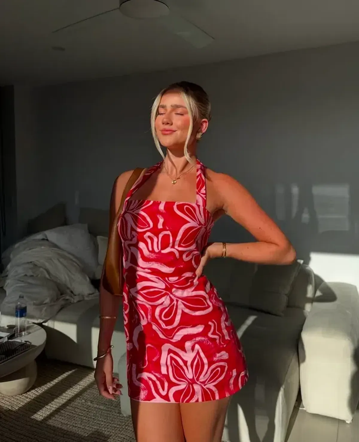 Kookai Soley mini dress in Pink  Size AU  6 - Image 2